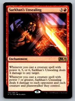 Prerelease Cards #155 Sarkhan's Unsealing - Image 1