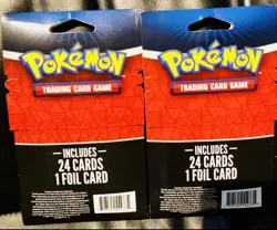 2 Unopened Pokemon 25 Card Packs: With ONE GUARANTEED FOIL CARD IN EACH - Image 2