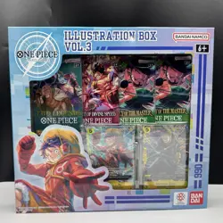 One Piece Card Game Illustration Box Vol. 3 - Box IB03 - 4 Boosters and 2 Promos - Image 1