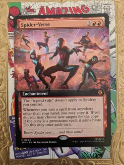 Spider-Verse (Extended Art) MTG Marvel's Spider-Man Regular NM - Image 1