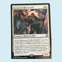 Keeper of the Accord, Commander Legends, Near Mint, Magic the Gathering MTG - Image 1