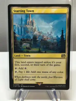 MTG Magic the Gathering: FINAL FANTASY: Starting Town #0289 Rare - Image 1