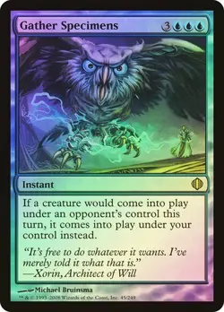 Shards of Alara MTG Foil Gather Specimens Magic - Image 1