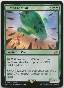 Jumbo Cactuar R FINAL FANTASY 191 NM - Image 1