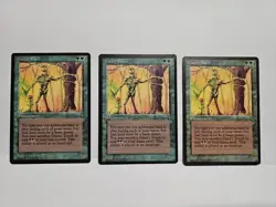 x3 Gaea's Touch 1994 Common Vintage The Dark MTG Magic The Gathering - Image 1