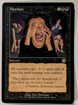 Mutilate Torment - MTG RARE VINTAGE - Image 1