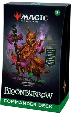 MTG Bloomburrow Commander Deck - Squirreled Away - Magic the Gathering Sealed - Image 1