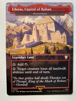 MTG Edoras, Capital of Rohan (Hammerheim) 518 | NM | Lord of The Rings Commander - Image 1