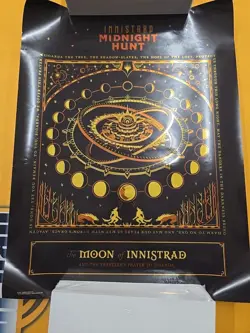 MTG Innistrad Midnight Hunt Foil WPN Promotional Poster WO75 - Image 2