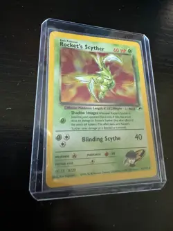 Pokemon TCG - Rocket's Scyther Gym Heroes Unlimited Holo - 13/132 HP - Image 1