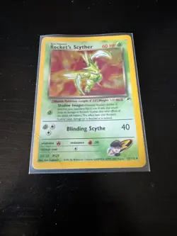 Pokemon TCG - Rocket's Scyther Gym Heroes Unlimited Holo - 13/132 HP - Image 3