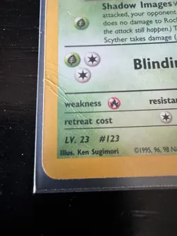 Pokemon TCG - Rocket's Scyther Gym Heroes Unlimited Holo - 13/132 HP - Image 4