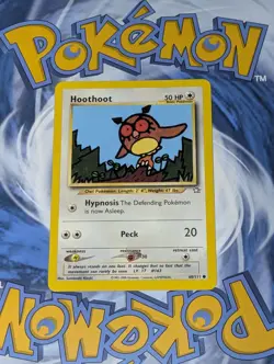 Hoothoot 60/111 & Gligar 59/111 Neo Genesis Pokemon Tcg Played - Image 2