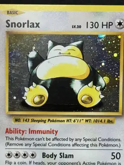 Snorlax XY179 Holo Pokemon Promo LP. - Image 3