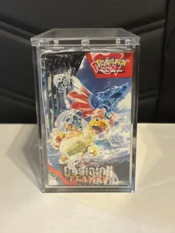 Pokemon Scarlet &Violet Obsidian Flames Booster Box SEALED Comes In Acrylic Case - Image 2
