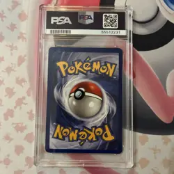 PSA 9 MINT POKEMON 1999 UNLIMITED HOLO VENOMOTH JUNGLE NO SYMBOL ERROR #13 RARE - Image 2