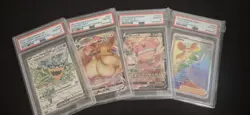 Pokemon Graded PSA 10 Lot Eevee Vmax Swsh087 Psa 10 Blissey V Tg22 Psa 10 More - Image 1