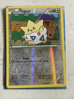 Pokemon - Togepi - 102/135 - Common - Reverse Holo - BW Plasma Storm - Image 1