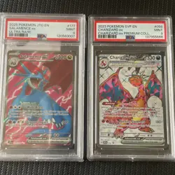 2025 POKEMON JTG EN-JOURNEY TOGETHER ULTRA RARE #177 SALAMENCE EX PSA 9 - Image 1