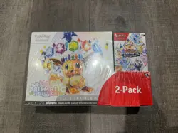 Pokemon Prismatic Evolutions Elite Trainer Box & Booster Bundle - Costco 2 Pack - Image 1