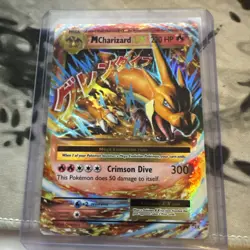 M Charizard EX 13/108 Pokemon XY Evolutions Holo Rare Mega English - Image 1