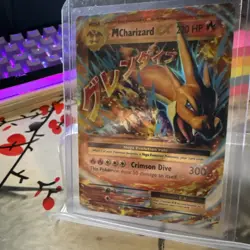 M Charizard EX 13/108 Pokemon XY Evolutions Holo Rare Mega English - Image 3