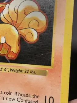 Pokemon TCG Vulpix #68/102 Base Set Shadowless Common 1999 WOTC VTG MP - Image 3