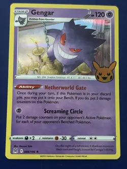 Pokemon TCG Gengar Trick Or Trade Holo Rare NM - Image 1