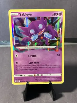 Pokemon TCG SWSH11: Lost Origins Sableye Holo Rare #070/196 NM/M - Image 1