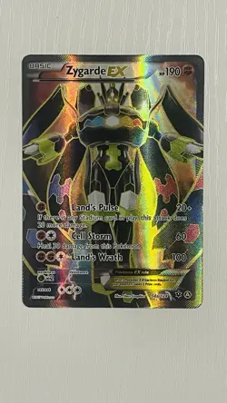Pokemon Full Art Zygarde EX 054A/124 Alternate Art Holo NM - Near Mint Promo - Image 2