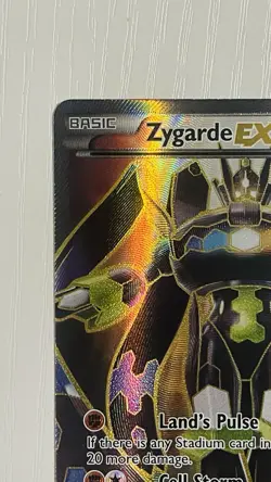 Pokemon Full Art Zygarde EX 054A/124 Alternate Art Holo NM - Near Mint Promo - Image 3