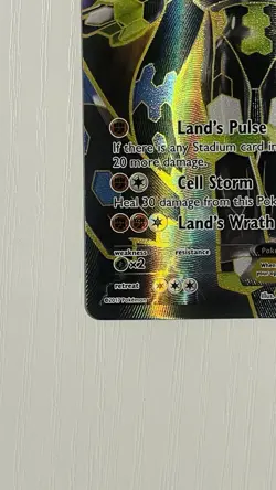 Pokemon Full Art Zygarde EX 054A/124 Alternate Art Holo NM - Near Mint Promo - Image 5