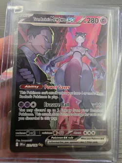Pokemon TCG Team Rockets Mewtwo EX Special Illustration Destined Rivals - Image 1