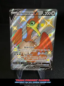Cramorant V SWSH086, Black Star Promo, Pokemon, NM - Image 1