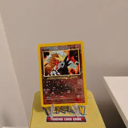 Entei Black Star Movie Promo 34- SWIRLx2- Reverse Foil Holo WOTC 2001 Pokemon - Image 1