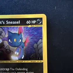 Pokemon - Rockets Sneasel - Winner Stamped - Best Of Game Promo #5 - Image 3