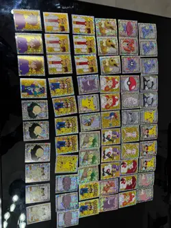 LOTTO DI 189 CARTE POKEMON STICKER MERLIN SERIES 1 - Image 1