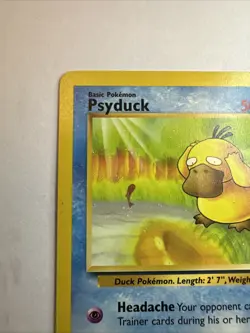 Psyduck Common Unlimited Fossil 53/62 NM Pokemon TCG - Image 3