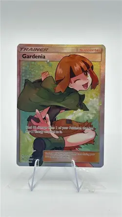 Pokemon Gardenia Ultra Prism Full Art SM Holo Card 149/156 Ultra Rare - Image 1