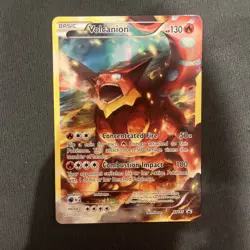 Pokemon XY Blackstar Promo Card Volcanion XY185 (Holo) Full Art NM - Image 1