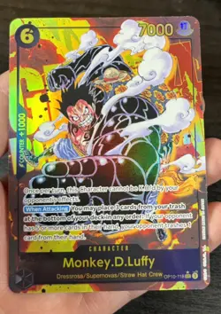 Monkey.D.Luffy OP10-118 SEC Alt Art - One Piece Card Game - Royal Blood x2 - Image 4