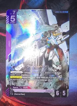 Gundam Card Game - Dual Impact - Gundam X LR GD02-053 - Near Mint Foil - Image 1