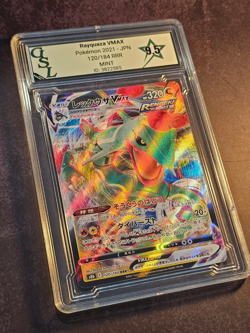 DRAGON DUO- Two Graded Rayquaza Pokemon Cards GSL 108/172 and 120/184 (Japanese) - Image 4