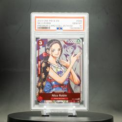 Nico Robin 008 | One Piece 2023 Premium Card Collection 25th ED | PSA 10 GEM MT - Image 1