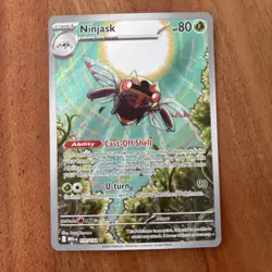 Pokemon TCG Ninjask Mega Evolutions 137/132 Illustration Rare NM Card - Image 1