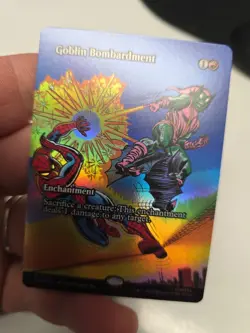 Magic The Gathering Goblin Bombardement M 0023 Mar En Card Mtg Tcg Spiderman - Image 1