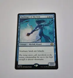 MTG Harbinger of the Seas Modern Horizons 3 Regular Card LP Magic The Gathering - Image 1