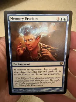*MEMORY EROSION* - Shards of Alara : MTG Magic The Gathering - Single Card Rare - Image 1