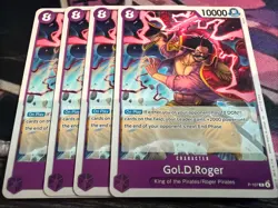 Gol D Roger P-107 Promo | English One Piece Card Game TCG OP In Hand x4 - Image 1