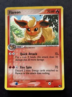 Pokemon Cards Flareon 2/17 Holo Rare POP Series 3 - Image 1